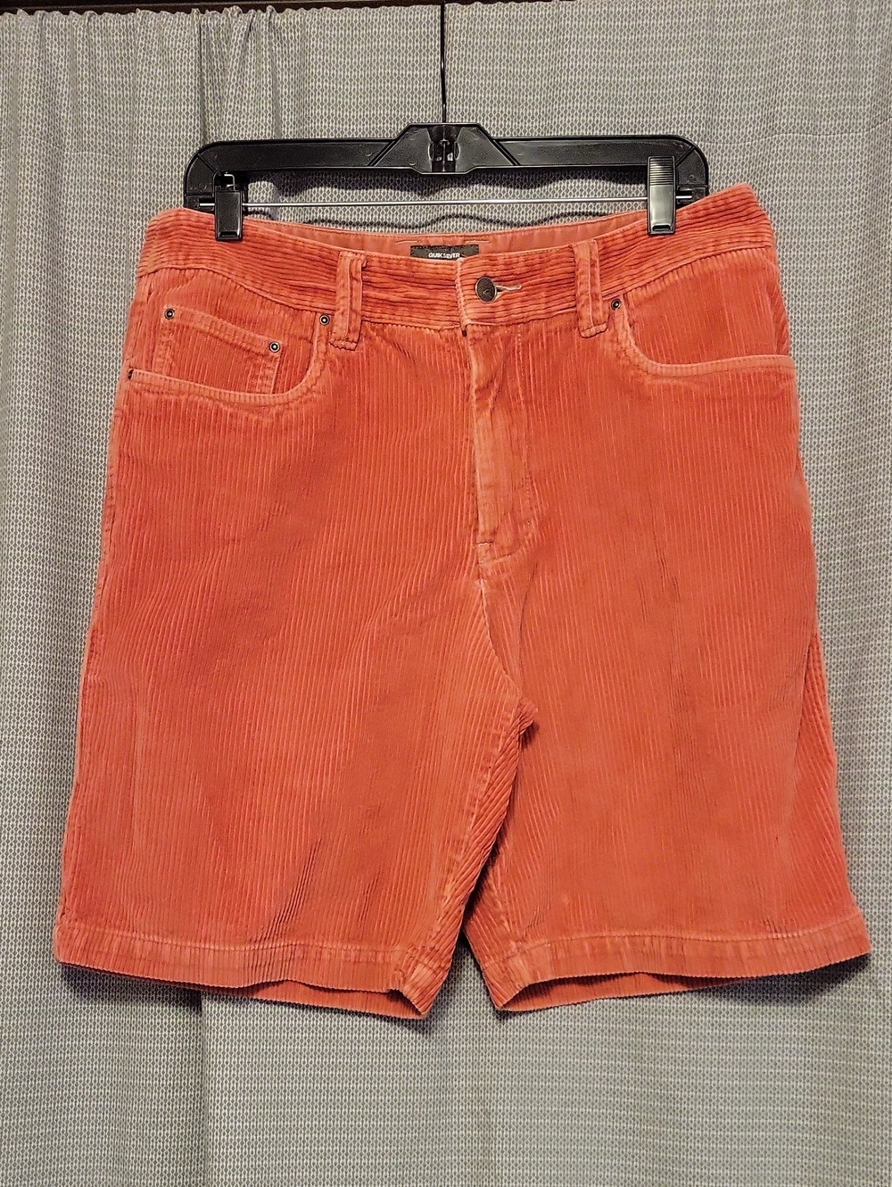 Men's Corduroy Shorts - Rust Orange